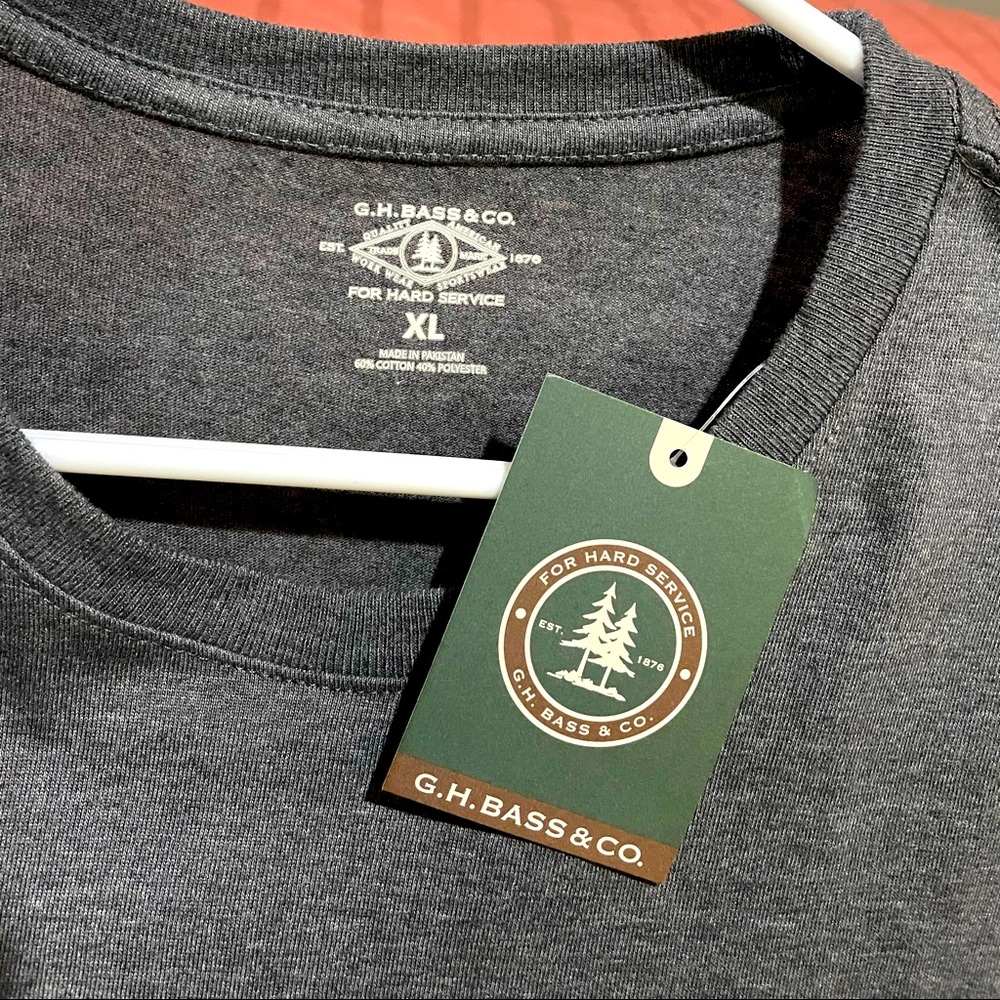 Men’s XL G.H. Bass and Co. T-shirt NWT